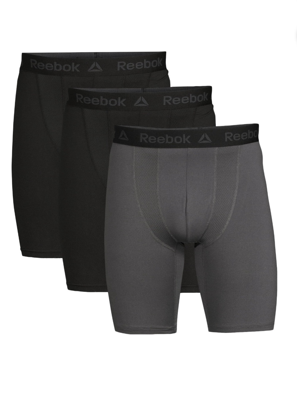 Reebok Men's Underwear Tech Comfort Long Length Boxer Brief Underwear